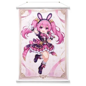 Anime Banner Custom Sublimation Print Fabric Wall Scroll Poster