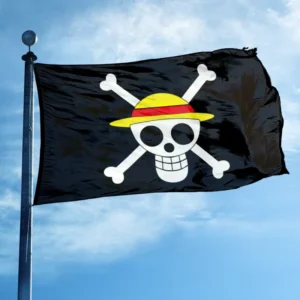 Anime Flag 3x5ft Double-Sided Jolly Roger Banner for Bedroom or Man Cave