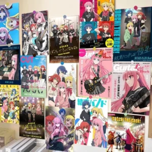 Anime Posters Set Japanese Manga Magazine Cover Style Wall Collage Kit Mixed Anime Wall Stickers for Dorm Bedroom Decor