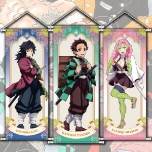 Anime Scroll Wall Hanging Painting, 72 x 28 cm