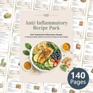 Anti-Inflammatory Recipe Pack and Health Nutrition Guide Cookbook, A4 Glued Binding