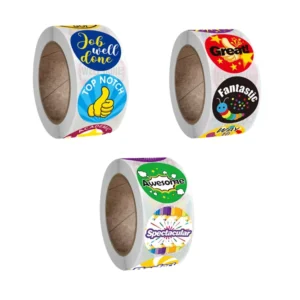 Anti-UV Adhesive Gel Stickers 500pcs Cartoon Pet Animal Waterproof Eco-Friendly Reusable Customized Offset Printing