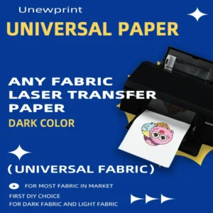 Any Fabric Applicable Laser Print Transfer Paper for Dark Color Textiles