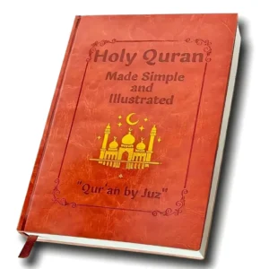 Arabic Muslim Holy Quran Book with English Translation, Hot Stamping