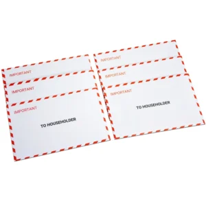 Australia Electrical Plumbing Advertising Fridge Magnet Business Card with DL Paper Flyer and Envelope Packing