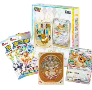 Authentic Simplified Chinese Blooming Legends Eevee Sand Flow Card Display Set Premium Collection TCG Booster Box