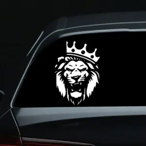 Auto Accessories Decoration Printing Custom Funny Personality DIY Decal Reflective Radium Vinyl Stickers 3D Lion Car Stickers