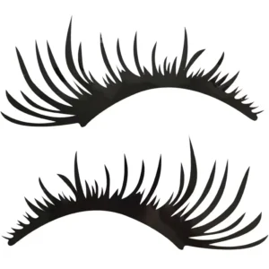 Auto Bumper Window Headlight Eyelashes Stickers Reflective Decals Vinyl Wrap Sticker for Car Vehicle Door Trunk Tail