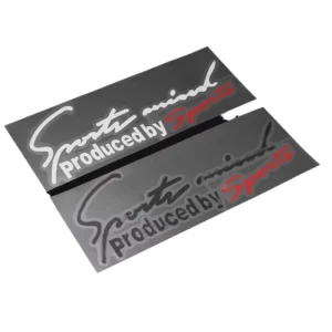 Auto Emblem Badge Decal Windshield Sticker with Reflective Film Car Front Cover Vinyl Stickers