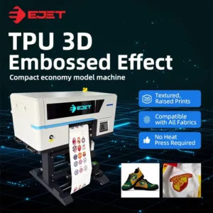 Automatic A3 UV DTF Printer with I3200 Heads 30cm 3D Label Printing Machine for TPU AB Film Crystal Sticker Printer