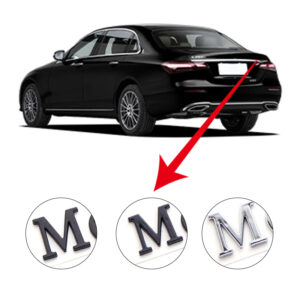 Automotive English Lettering and Rear Car Decals