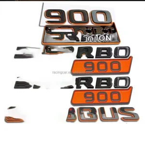 B Style G800 G900 Racket Emblem Letters Sticker Car Badge for Mercedes Benz G Class G500 G63 Upgrade