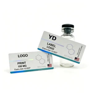 BOPP PVC PE Peptide Vial Labels 3 ml 5 ml 10 ml Vinyl Stickers