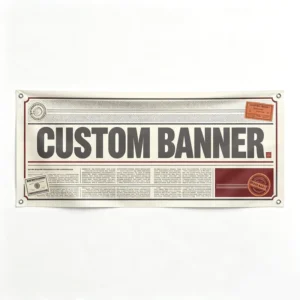 Backlit Custom PVC Vinyl Banner for Airport Arrival Hall Sign