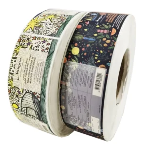Bean to Bar Chocolate Single Origin Wrapper Label Roll Waterproof Die-Cut Sticker