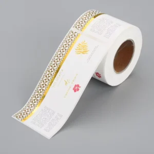 Beverage Product Labels Self-Adhesive Waterproof Sticker Roll Custom Printing Logo for Beer and Wine Bottles