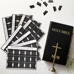 Bible-Specific Waterproof Index Label Stickers Color-Coded Marking Tabs Notebook Bookmark Stickers