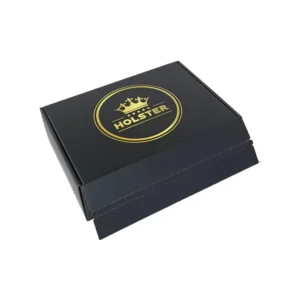 Biodegradable Black Paper Gift Packaging Box