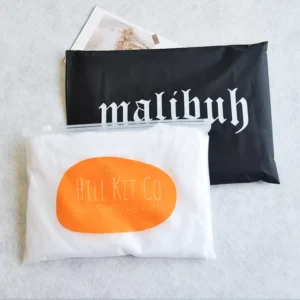 Biodegradable Custom Printed Clear PVC Jewelry and T-Shirt Packaging Zipper Bag