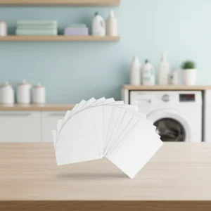 Biodegradable Hypoallergenic Disposable Lavender-Scented Laundry Detergent Sheets