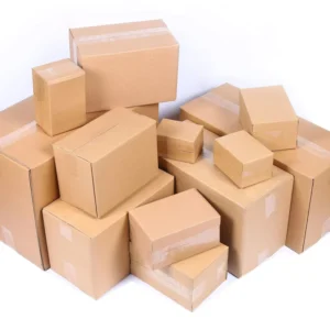 Biodegradable Recycled Corrugated Paper Boxes Flat-Packed Carton with Offset Printing