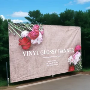Birthday Backdrop PVC Vinyl Banner, Custom Printed Mesh Fabric Banner