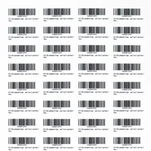Black 4 x 6 cm Heat-Sensitive Self-Adhesive Paper UPC Barcode Stickers with Glossy or Matte Lamination for Packaging