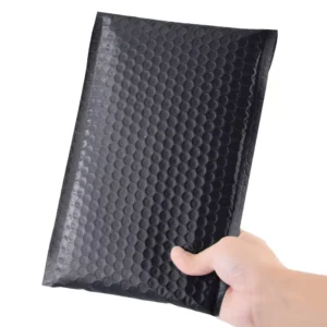 Black Bubble Mailer Mailing Postage Envelope