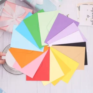 Blank Colorful 4×6 A6 Invitation Envelopes for Wedding, Gifts, Greeting Cards, Photos
