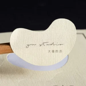 Blank Printable Cloth Texture Paper Sticker Rolls Waterproof Food Grade Baking Gift Texture Linen Paper Adhesive Labels