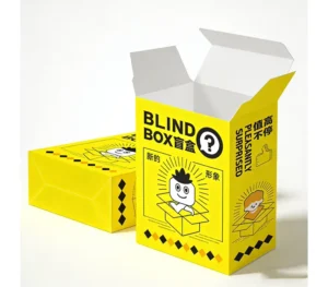 Blind Paper Packaging Box Custom White Cardboard Paper Box