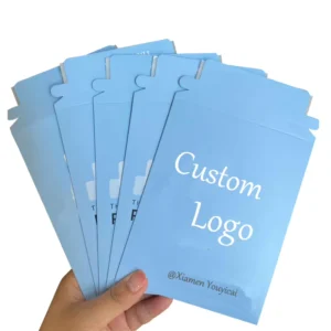 Blue Cardboard Folding Envelopes for Shipping and Personalized Packaging