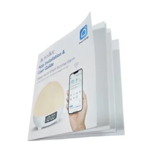 Bluetooth Speaker Instruction Manuals Custom Printing A4 A5 A6 Booklet Paper Flyer Colorful Glossy Pamphlet Pack