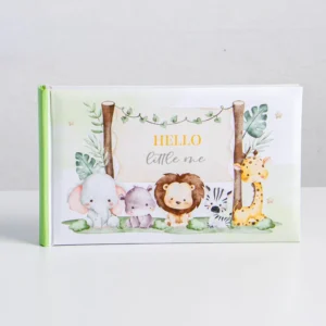 Book-Bound Mini 4 x 6 Photo Album for 50 Photos, Personalized Baby Album