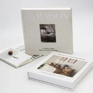 Book-Shaped Box Coffee Table Book Linen Decor