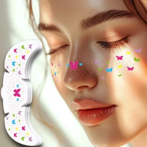 Brazil Carnival Shining Face Decorative Stickers Temporary Water Transfer Freckle Tattoo Sticker
