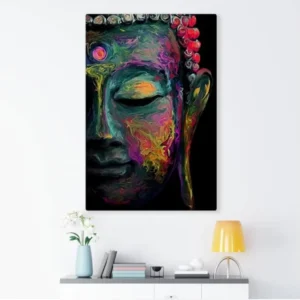 Buddha Canvas Lacerful Buddha Poster Yoga Center Painting Meditation Wall Decor Gold Cbabymised Brazilianbstract Newomenr Modern