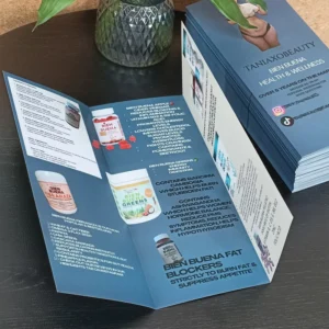 Bulk Customization of Brochures Folded Flyers A5 A4 A3 Size Corporate Brochures Opening Promotional Flyers 500 1000 5000 Sheets