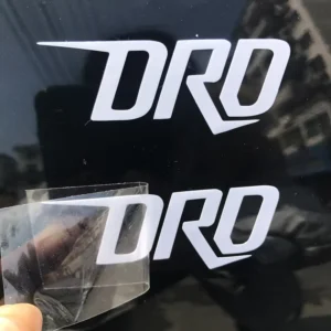 Bumper Sport Racing Auto Window Body Cut Vinyl Lettering Windshield Decals PVC Waterproof UV-Proof Custom Color CMYK
