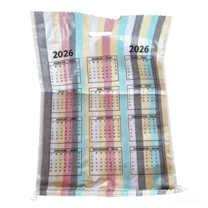 Burundi Ghana Customized Logo Calendar PP Woven Laminated Bag Woven PP Shopping Bags