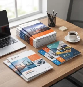 Business Advertising Leaflet Booklet Exhibition Brochure Printing