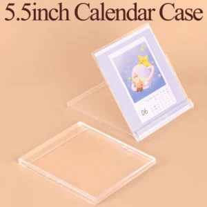 Business Card Calendar Cases Empty Calendar Box CD-Format Photo Calendar Stand