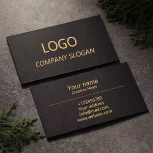 Business Card Customized High end Hot Stamping Double sided Printing Business Card 500G Paper Wedding Invitations Postcards