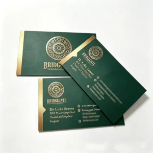 Business Card With Offset Paper Offset Printing Embossed Surface Art Paper Material Logo