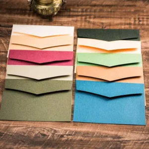 C5 Thick Business Gift Envelopes, 200GSM, Multicolor, for Wedding, Graduation, and Greeting Cards