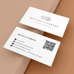 CMYK Custom Logo Eco-Friendly Recyclable Coated Paper Business Cards Custom Shapes and Sizes