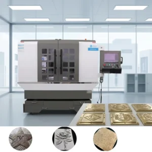 CNC Metal Engraving Machine for Brass Micro Foil Stamping, 2D Flat Blocking Die for Printing