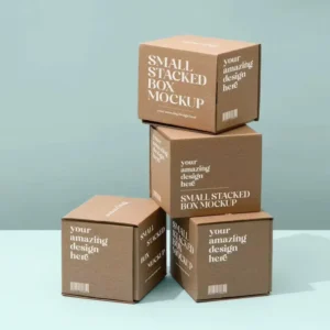 Caja de Carton Kraft Ecologica Reciclable Empaque Personalizado Plegable para Regalos, Cosmeticos, Te y Alimentos