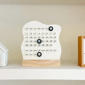 Calendar Board for Living Room, Bedroom, or Bedside Desktop Decor