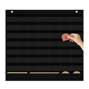 Calendar Pocket Chart for Classroom Preschool Monthly Calendar and Weather Pocket Chart for Kindergarten Teacher Supplies